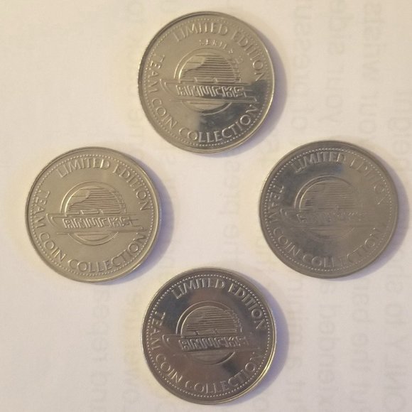 '93-'94 Vancouver Canucks Team coin collection coins - Picture 3 of 6